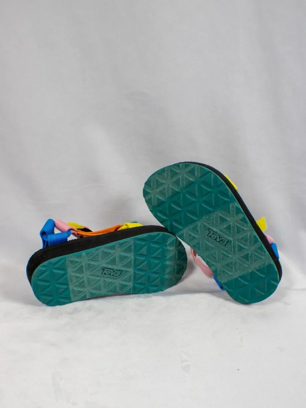 Teva Original Universal Multi Color Block Strappy Sport Sandals Size 6